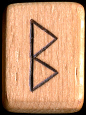  ᛒ - Beork : Восемнадцатая нортумбрийская руна Beork (также Bircana или Bar) [Bercana], фонетически обозначае - 10395