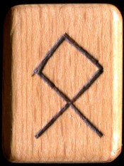 ᛟ : Нортумбрийская руна Еthеl (Odhal) [Othila] - 7479