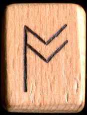 ᚩ : Руна Os. Четвертая нортумбрийская руна. Фонетически Os передает звук [О] и по значению близка к As. Os оз - 13391