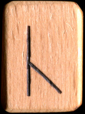 ᚳ : Cen [Kenaz,Кано] - 6-я нортумбрианская руна - Факел - 15773