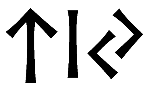 tiy - Напиши имя TIY рунами - ᛏᛁᛃ - Значение и характер имени TIY -