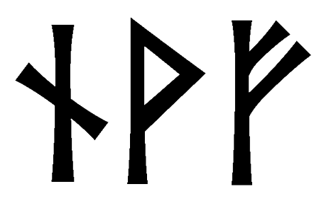 nvf - Напиши имя  NVF рунами  - ᚾᚠ - Значение и характер имени  NVF - 