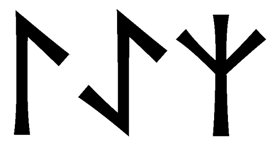 laez - Напиши имя  LAEZ рунами  - ᛚᚨᛖᛉ - Значение и характер имени  LAEZ - 