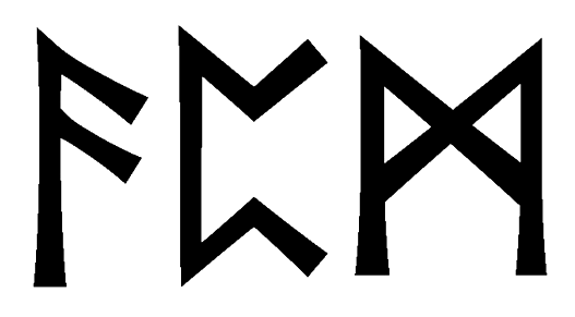 apm - Напиши имя APM рунами - ᚨᛈᛗ - Значение и характер имени APM -