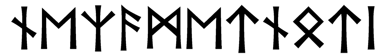 nezametnoti - Напиши имя  NEZAMETNOTI рунами  - ᚾᛖᛉᚨᛗᛖᛏᚾᛏᛁ - Значение и характер имени  NEZAMETNOTI - 