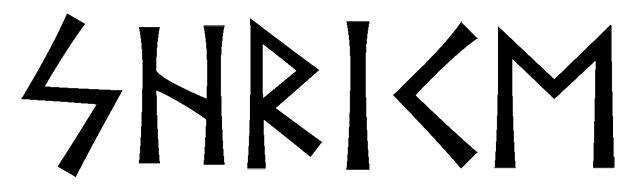 shrice - Напиши имя  SHRICE рунами  - ᛋᚱᛁᛖ - Значение и характер имени  SHRICE - 