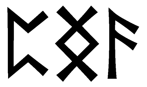 pnga - Напиши имя  PNGA рунами  - ᛈᚾᚷᚨ - Значение и характер имени  PNGA - 