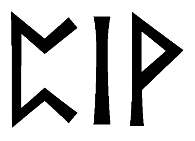piv - Напиши имя PIV рунами - ᛈᛁ - Значение и характер имени PIV -