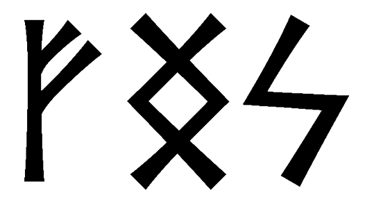 fngs - Напиши имя  FNGS рунами  - ᚠᚾᚷᛋ - Значение и характер имени  FNGS - 