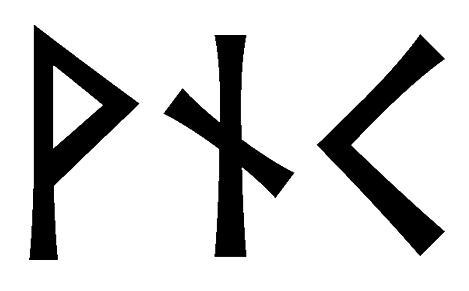 vnk - Напиши имя  VNK рунами  - ᚾᚲ - Значение и характер имени  VNK -