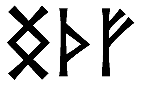 ngthf - Напиши имя  NGTHF рунами  - ᚾᚷᛏᚺᚠ - Значение и характер имени  NGTHF - 