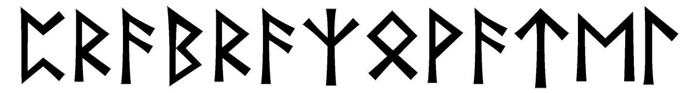 prabrazovatel - Напиши имя  PRABRAZOVATEL рунами  - ᛈᚱᛒᚱᚨᛉᚹᚨᛏᛖᛚ - Значение и характер имени  PRABRAZOVATEL - 