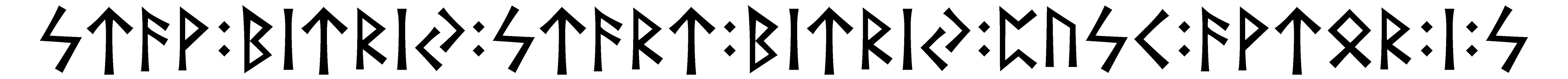 stav+bitriy+start+bitriy+pusc+avtor+i+s - Напиши имя  STAV+BITRIY+START+BITRIY+PUSC+AVTOR+I+S рунами  - ᚨᚹ:ᛒᛁᛏᚱᛁ:ᚨᚱᛏ:ᛒᛁᛏᚱᛁ:ᛈᚢᛋ:ᚨᚹᛏᚱ:ᛁ:ᛋ - Значение и характер имени  STAV+BITRIY+START+BITRIY+PUSC+AVTOR+I+S - 