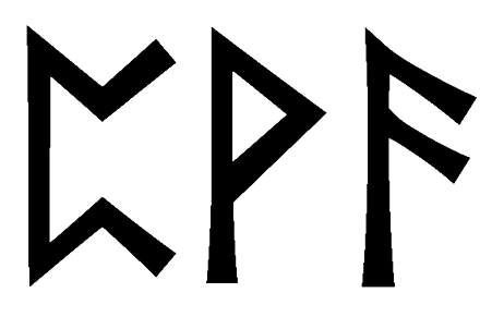 pva - Напиши имя PVA рунами - ᛈᚨ - Значение и характер имени PVA -