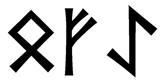 ofae - Напиши имя  OFAE рунами  - ᛟᚠᚨᛖ - Значение и характер имени  OFAE - 