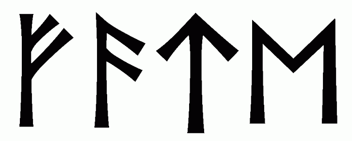 fate - Напиши имя  FATE рунами  - ᚠᚨᛏᛖ - Значение и характер имени  FATE - 