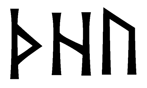 thhu - Напиши имя  THHU рунами  - ᛏᚺᚺᚢ - Значение и характер имени  THHU - 