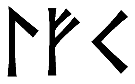 lfk - Напиши имя LFK рунами - ᛚᚠᚲ - Значение и характер имени LFK -
