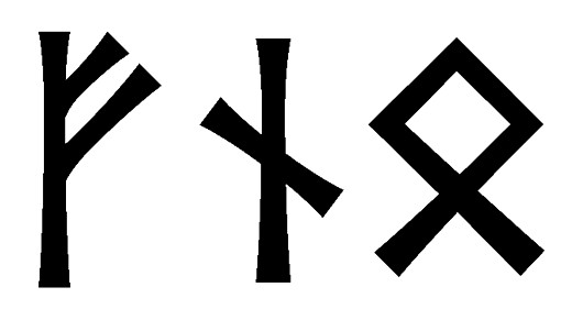 fno - Напиши имя  FNO рунами  - ᚠᚾᛟ - Значение и характер имени  FNO - 