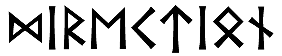 direction - Напиши имя  DIRECTION рунами  - ᛞᛁᚱᛖᚲᛏᛁᛟᚾ - Значение и характер имени  DIRECTION - 