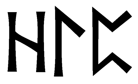 hlp - Напиши имя  HLP рунами  - ᚺᛚᛈ - Значение и характер имени  HLP - 