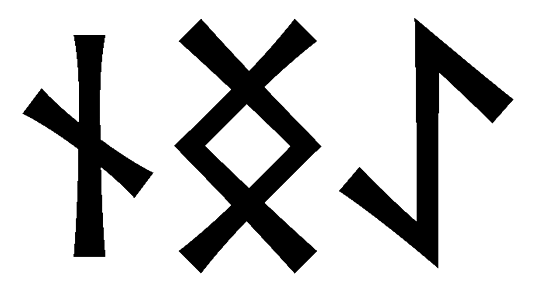 nngae - Напиши имя  NNGAE рунами  - ᚾᚾᚷᚨᛖ - Значение и характер имени  NNGAE - 