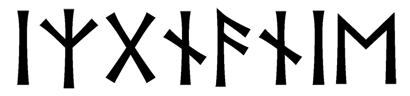 izgnanie - Напиши имя  IZGNANIE рунами  - ᛁᛉᚷᚾᚨᚾᛁᛖ - Значение и характер имени  IZGNANIE - 