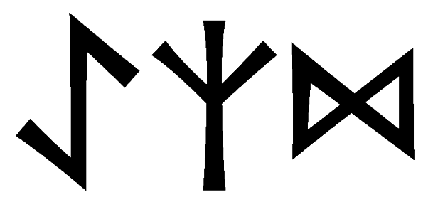 aezd - Напиши имя  AEZD рунами  - ᚨᛖᛉᛞ - Значение и характер имени  AEZD - 