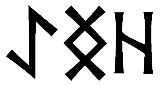 aengh - Напиши имя  AENGH рунами  - ᚨᛖᚾᚷᚺ - Значение и характер имени  AENGH - 