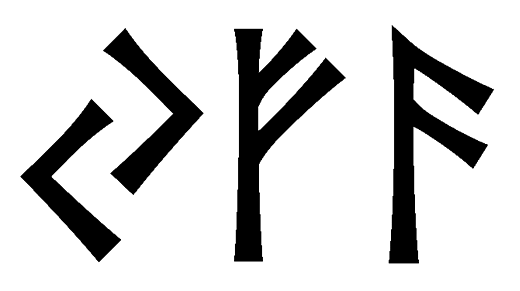 jfa - Напиши имя  JFA рунами  - ᛃᚠᚨ - Значение и характер имени  JFA - 
