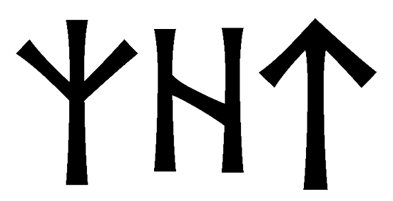 zht - Напиши имя ZHT рунами - ᛉᚺᛏ - Значение и характер имени ZHT -