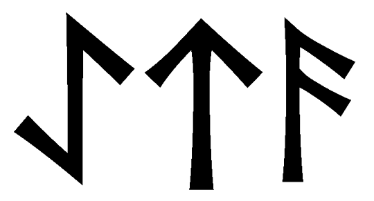 aeta - Напиши имя  AETA рунами  - ᚨᛖᛏᚨ - Значение и характер имени  AETA - 