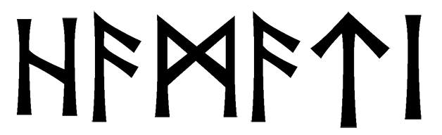 hamati - Напиши имя  HAMATI рунами  - ᚨᛗᚨᛏᛁ - Значение и характер имени  HAMATI - 