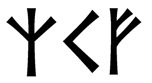zkf - Напиши имя  ZKF рунами  - ᛉᚲᚠ - Значение и характер имени  ZKF - 