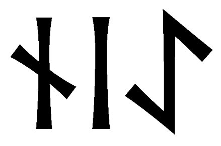 niae - Напиши имя  NIAE рунами  - ᚾᛁᚨᛖ - Значение и характер имени  NIAE - 