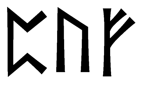 puf - Напиши имя  PUF рунами  - ᛈᚢᚠ - Значение и характер имени  PUF - 