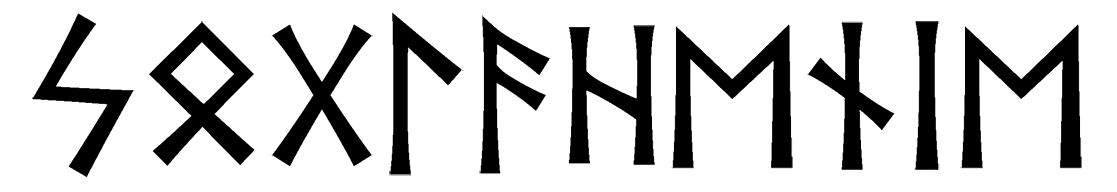 soglahenie - Напиши имя  SOGLAHENIE рунами  - ᛋᚷᛚᚨᛖᚾᛁᛖ - Значение и характер имени  SOGLAHENIE - 