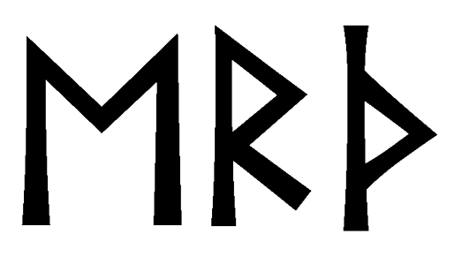 erth - Напиши имя  ERTH рунами  - ᛖᚱᛏᚺ - Значение и характер имени  ERTH - 