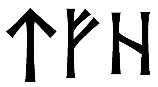 tfh - Напиши имя TFH рунами - ᛏᚠᚺ - Значение и характер имени TFH -