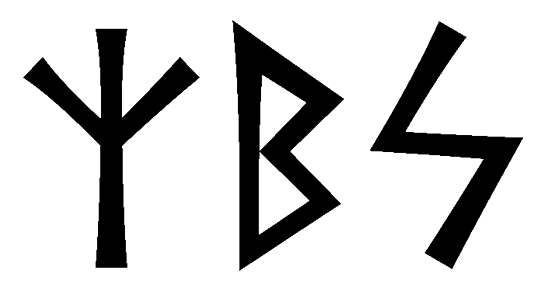 zbs - Напиши имя  ZBS рунами  - ᛉᛒᛋ - Значение и характер имени  ZBS - 