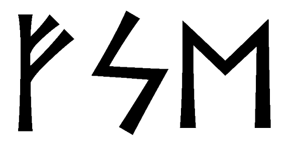 fse - Напиши имя  FSE рунами  - ᚠᛋᛖ - Значение и характер имени  FSE - 