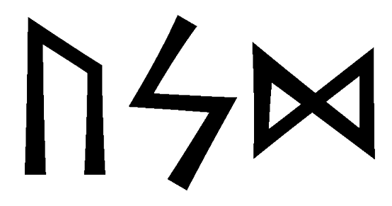 usd - Напиши имя  USD рунами  - ᚢᛋᛞ - Значение и характер имени  USD - 