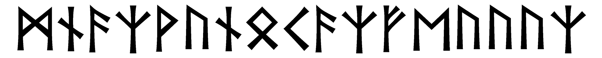 mnazvunocazfeuuuz - Напиши имя  MNAZVUNOCAZFEUUUZ рунами  - ᛗᚾᚨᛉᚹᚢᚾᚨᛉᚠᛖᚢᚢᚢᛉ - Значение и характер имени  MNAZVUNOCAZFEUUUZ - 