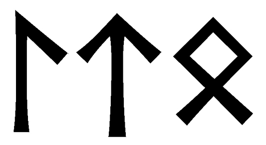 lto - Напиши имя  LTO рунами  - ᛚᛏᛟ - Значение и характер имени  LTO - 