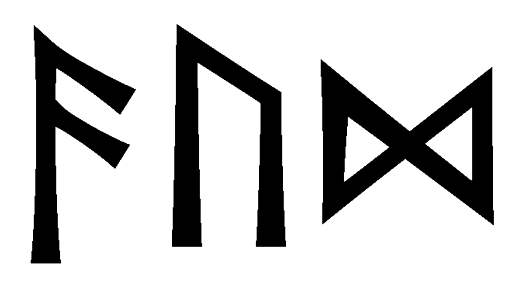 aud - Напиши имя  AUD рунами  - ᚢᛞ - Значение и характер имени  AUD - 