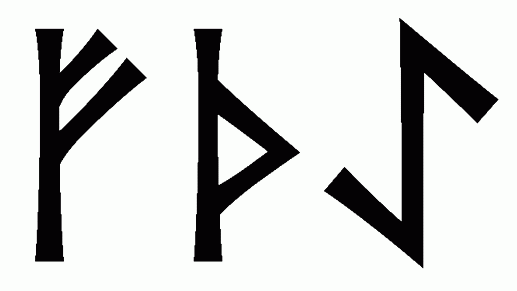 fthae - Напиши имя  FTHAE рунами  - ᚠᛏᚺᚨᛖ - Значение и характер имени  FTHAE - 