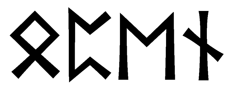 open - Напиши имя  OPEN рунами  - ᛟᛈᛖᚾ - Значение и характер имени  OPEN - 