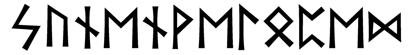 sun-enveloped - Напиши имя  SUN-ENVELOPED рунами  - ᛋᚢᚾᛖᚾᛖᛚᛟᛈᛖᛞ - Значение и характер имени  SUN-ENVELOPED - 