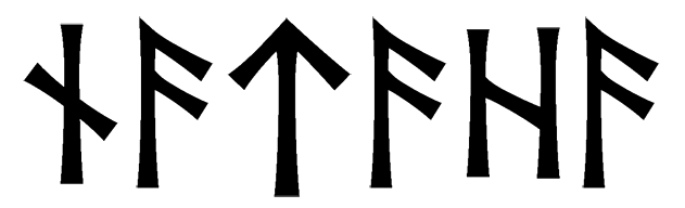 nataha - Напиши имя  NATAHA рунами  - ᚾᚨᛏᚨᚨ - Значение и характер имени  NATAHA - 