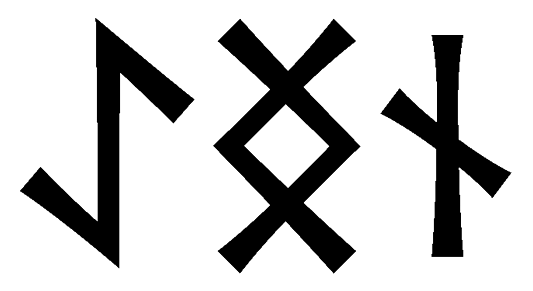 aengn - Напиши имя  AENGN рунами  - ᚨᛖᚾᚷᚾ - Значение и характер имени  AENGN - 